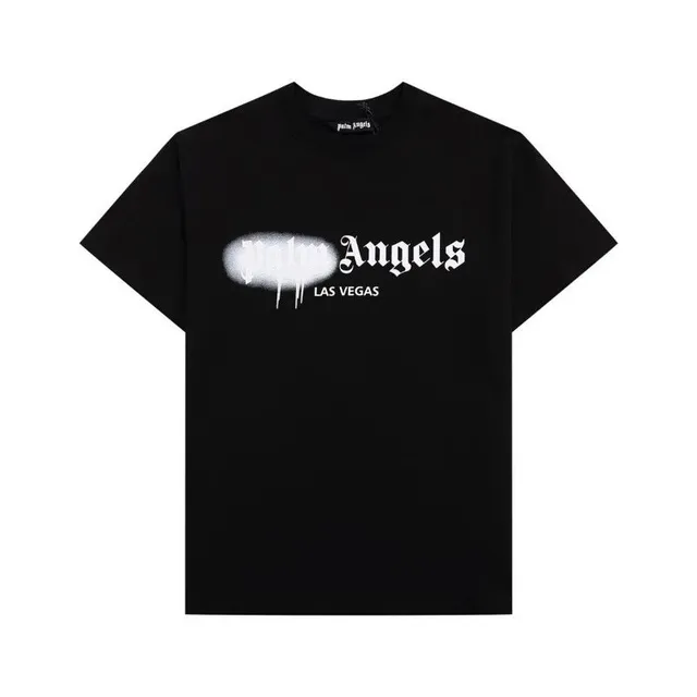 Palm Angels Graphic T-Shirt Spray Paint Angels