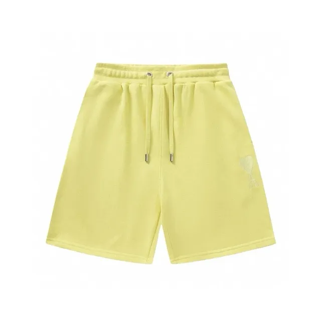 Amiri Logo Shorts Lime Yellow