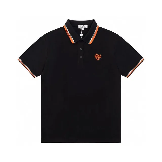 Hermès Polo Shirt Orange Trim