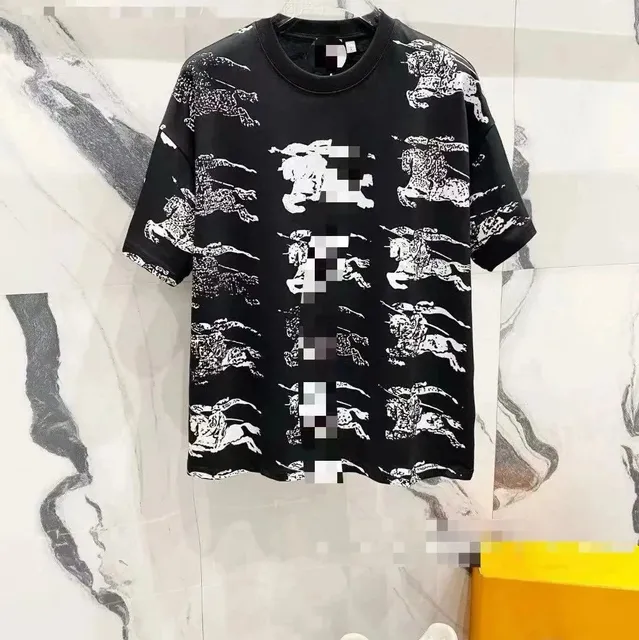 Burberry Equestrian Knight Tee All-Over Print