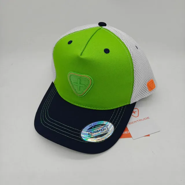 Gertrude Gaston Trucker Cap Shield Logo