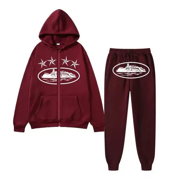 Hoodie and Jogger Set Cruise Ship Graphic