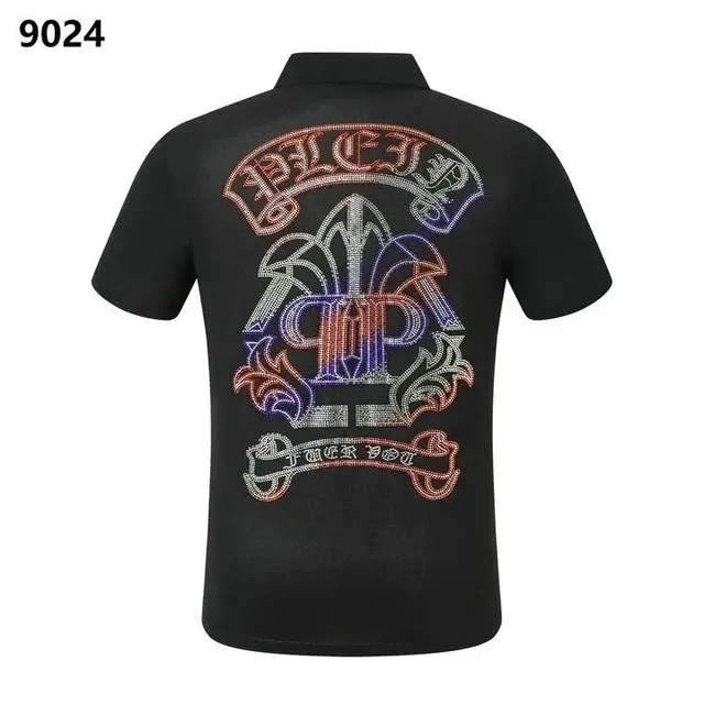 Chrome Hearts Polo Shirt Crystal-Embellished Logo