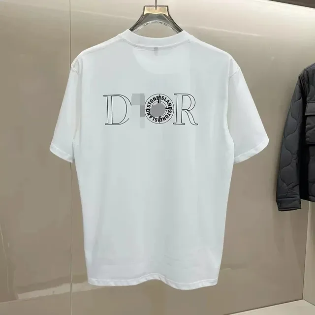 Dior T-Shirt Stone Island Logo Print
