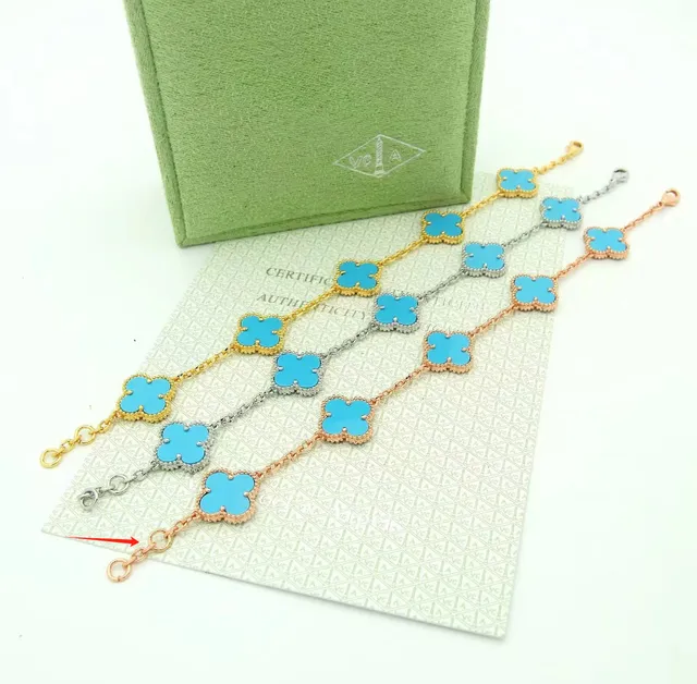 Van Cleef & Arpels Alhambra Bracelet Turquoise