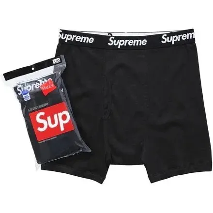 Supreme Box Logo Boxer Briefs Black