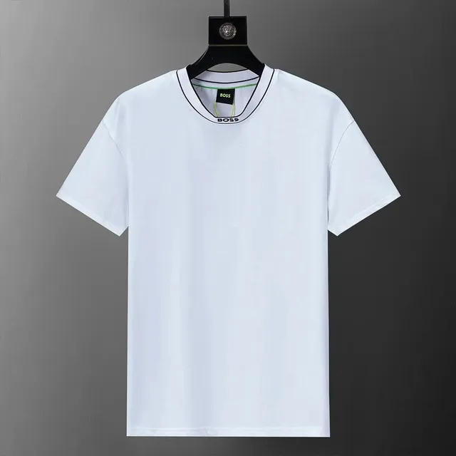 Hugo Boss Cotton T-Shirt Contrast Trim