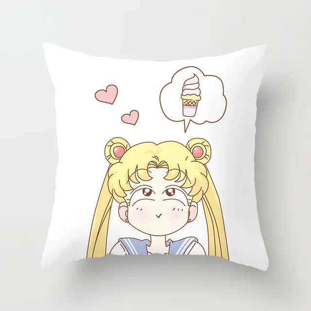 Sailor Moon Pillow Cartoon Print
