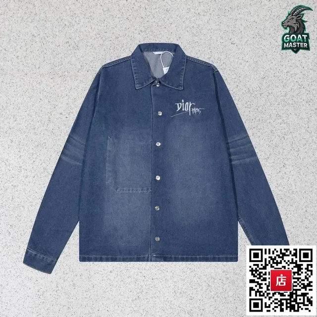 Denim Coach Jacket Dior Tapas Logo