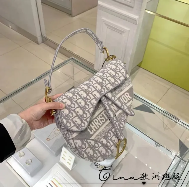 Dior Saddle Bag Oblique Logo