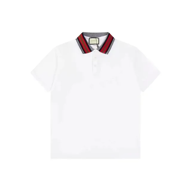 Gucci Polo Shirt Web Trim Collar