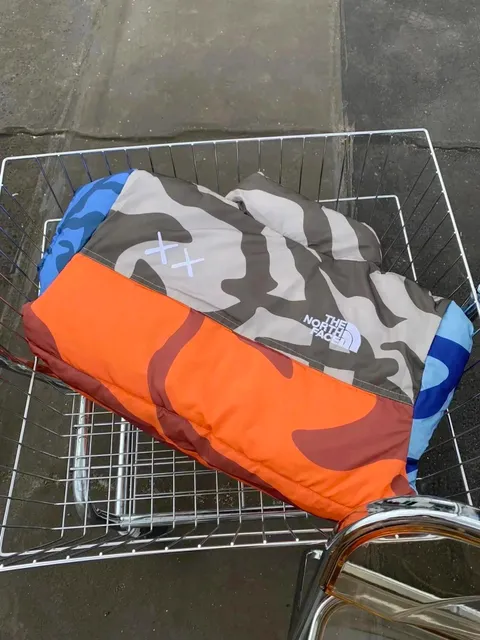The North Face Nuptse Jacket Travis Scott Camo