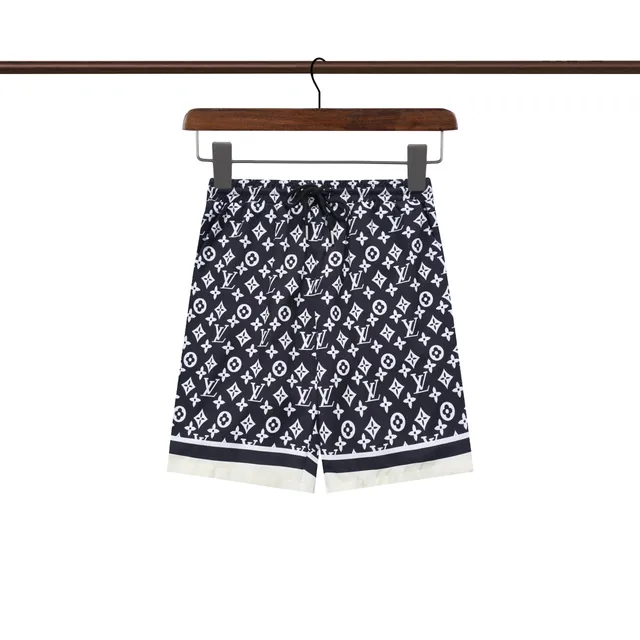 Louis Vuitton Monogram Swim Shorts Navy White Print