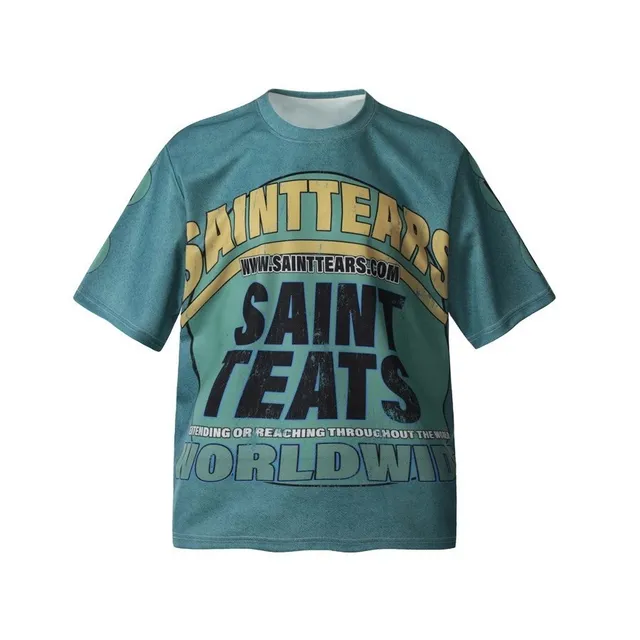 Saint Laurent Graphic T-Shirt Saint Tears Print
