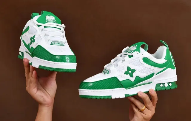 Louis Vuitton LV Trainer Monogram Green