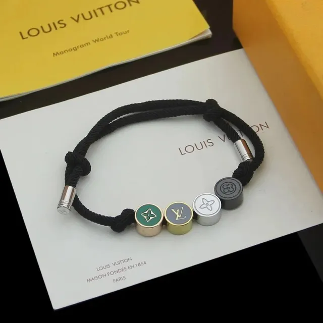 Louis Vuitton Monogram World Tour Bracelet Multi-Color Enamel Beads