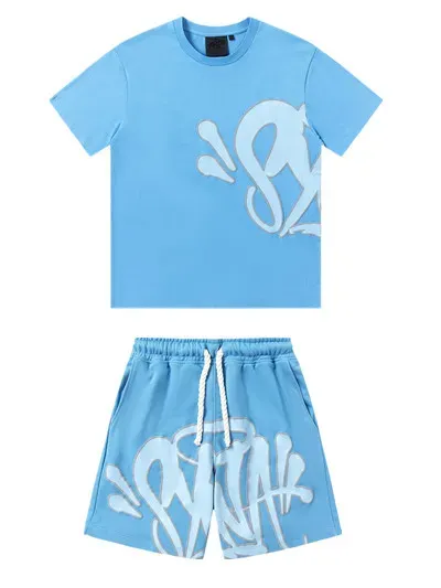 Gallery Dept. Graphic Tee & Shorts Set Spray Paint Logo