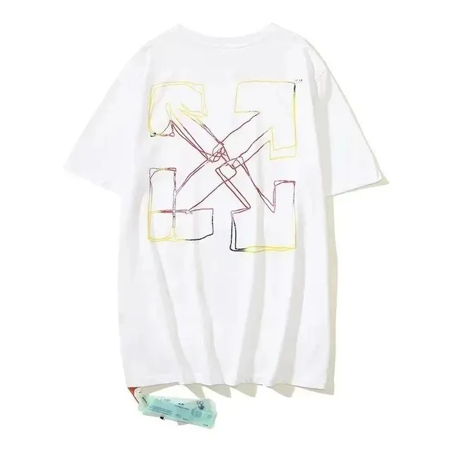 Off-White Arrow Graphic Tee Multicolor Outline