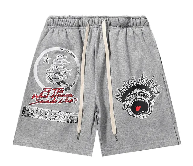 Hellstar Graphic Sweat Shorts Heaven Sounds Like Print