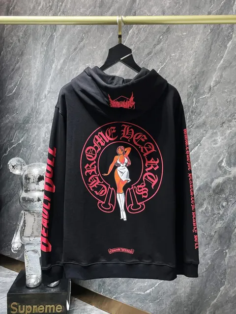 Chrome Hearts Hoodie Deadly Doll Graphic