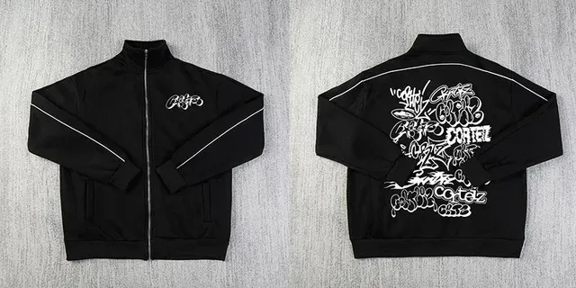 Corteiz Track Jacket Graffiti Print