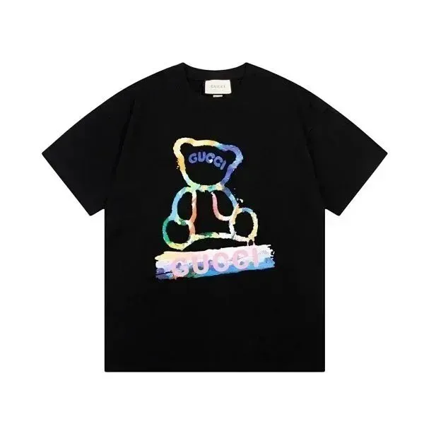 Gucci T-Shirt Rainbow Bear Print
