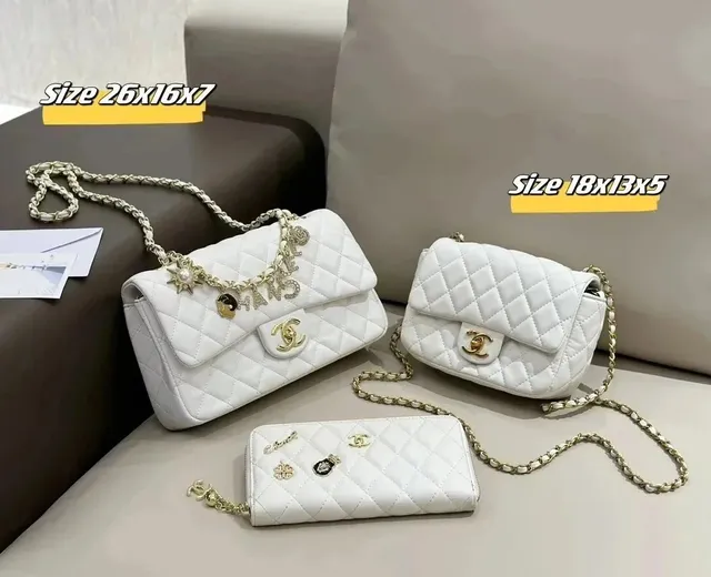 Chanel Classic Flap Quilted Leather with Chain Strap