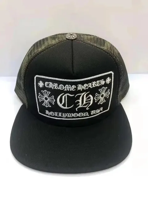 Trucker Cap Chrome Hearts Logo Patch