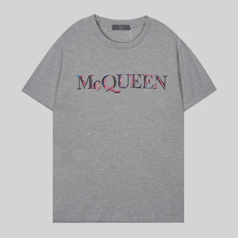Alexander McQueen Logo T-Shirt Embroidered