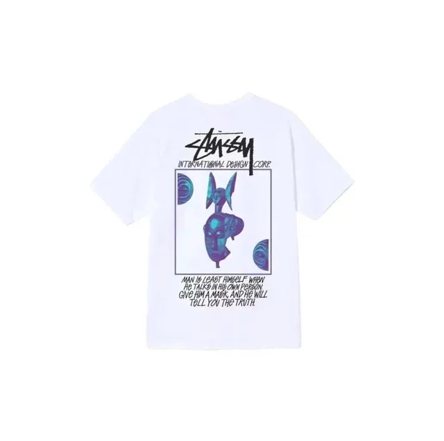 Stüssy Graphic Tee Mask Print