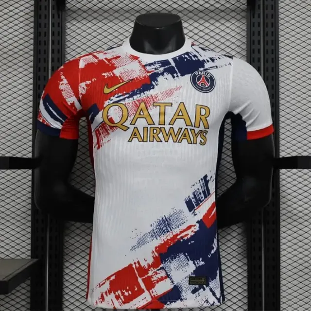 Nike × Paris Saint-Germain PSG Home Jersey Qatar Airways Sponsor