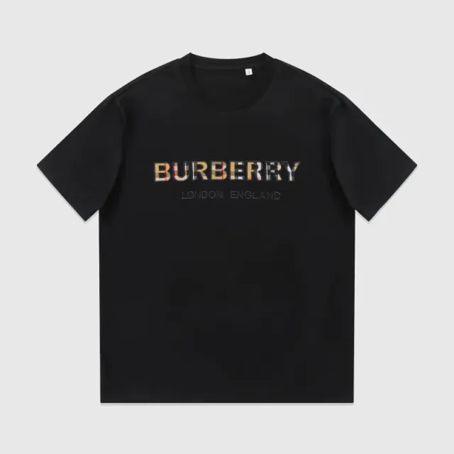 Burberry Logo T-Shirt Checkered Logo