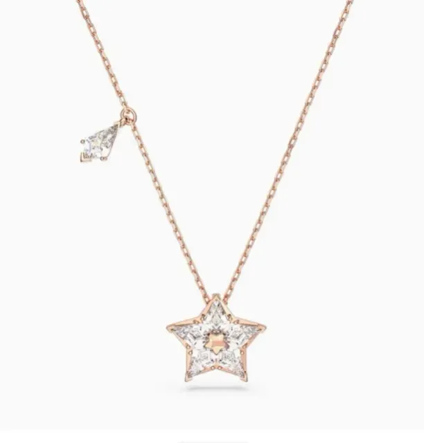 Brilliant five-pointed star necklace