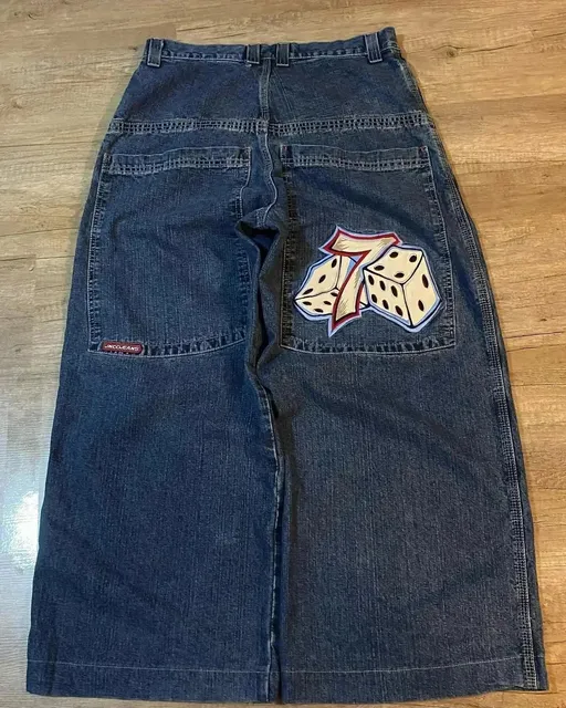 JNCO Baggy Jeans Dice 7 Patch
