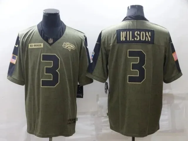 Nike Salute to Service Jersey Russell Wilson #3