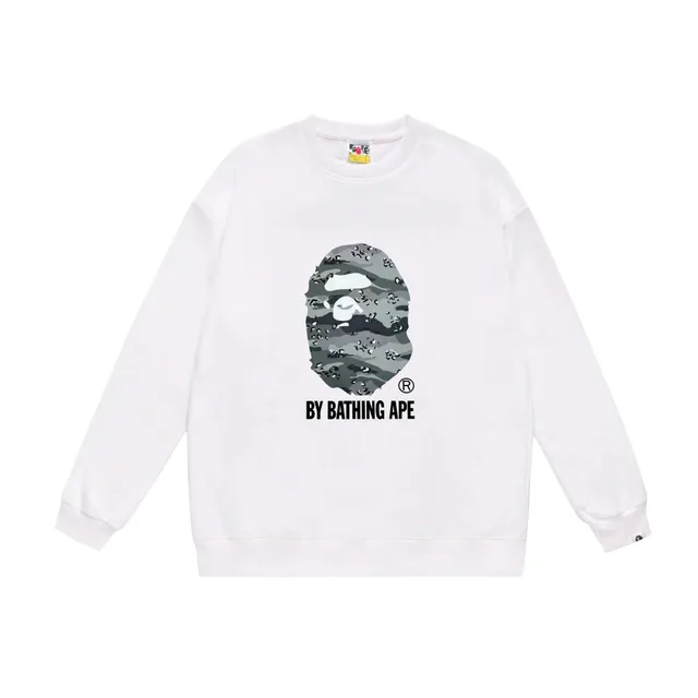 BAPE Crewneck Sweatshirt Camouflage Ape Head
