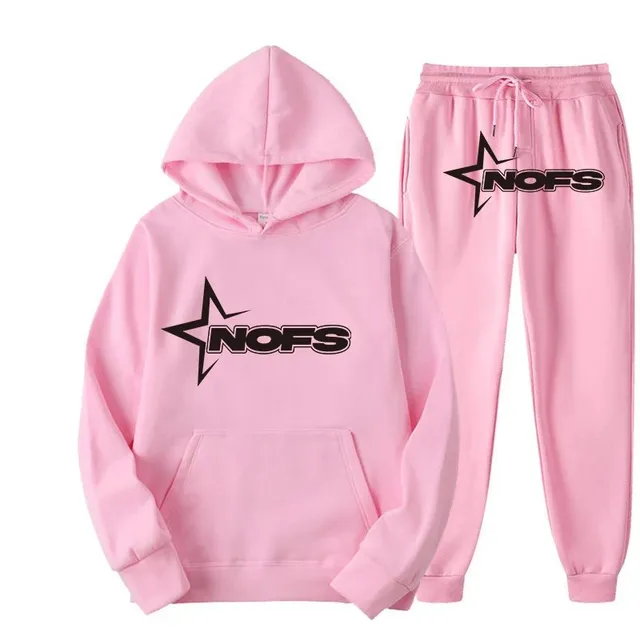 Corteiz Hoodie and Joggers Set Star Logo