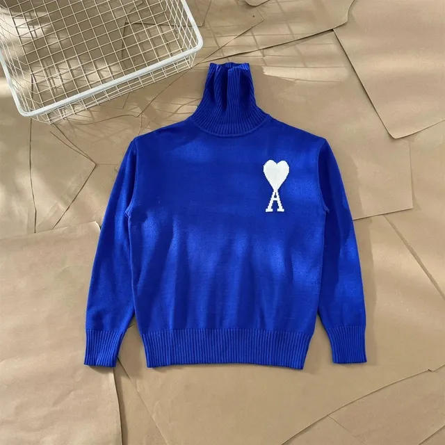 Amiri Turtleneck Sweater Heart Logo