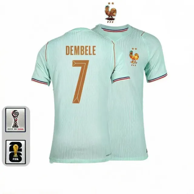 France away jersey #7 + armband