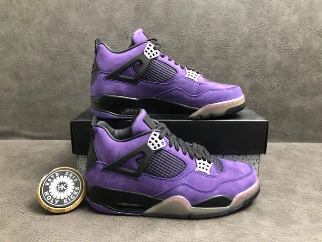 Air Jordan 4 Purple Suede