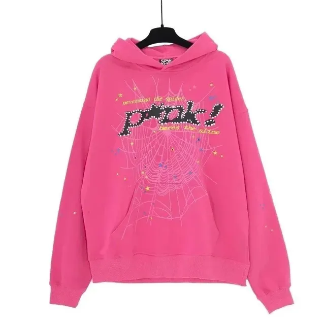 Sp5der Hoodie Spider Web Graphic