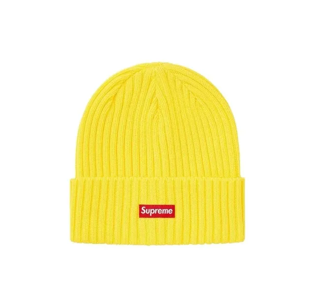 Supreme Box Logo Beanie Yellow