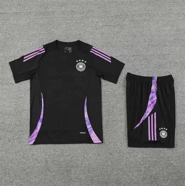 Adidas × Germany National Team Germany Training Kit Black with Purple Gradient