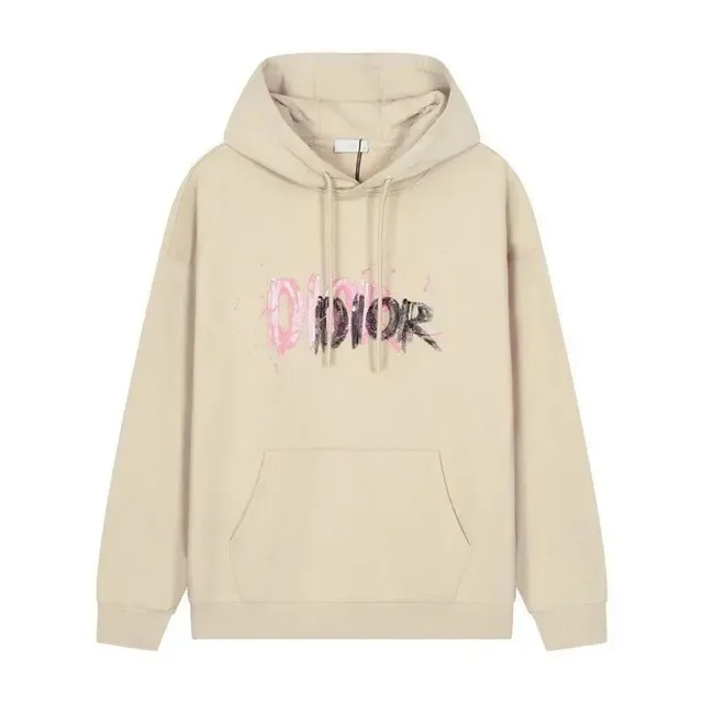 Dior Hooded Sweatshirt Paint Splatter Logo