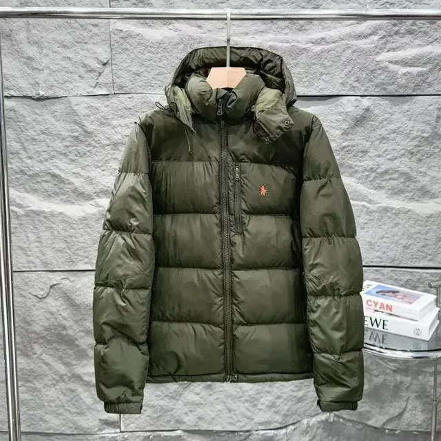 最高品质-90%白绒-军绿色