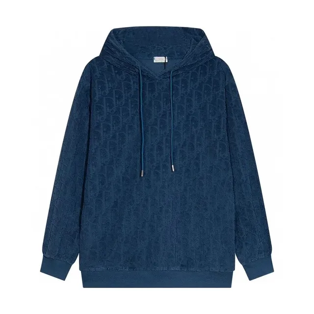 Dior Hooded Sweatshirt Oblique Logo Jacquard