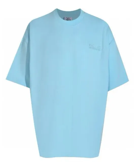 Versace Cotton T-Shirt Light Blue