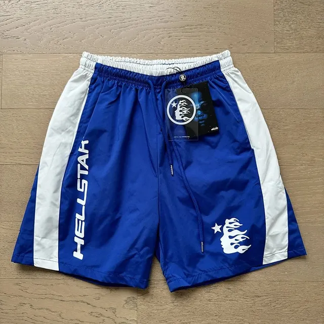 Hellstar Track Shorts Flame Logo
