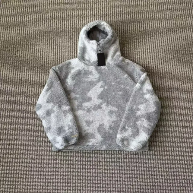 Fear of God Essentials Half-Zip Fleece Hoodie Tie-Dye