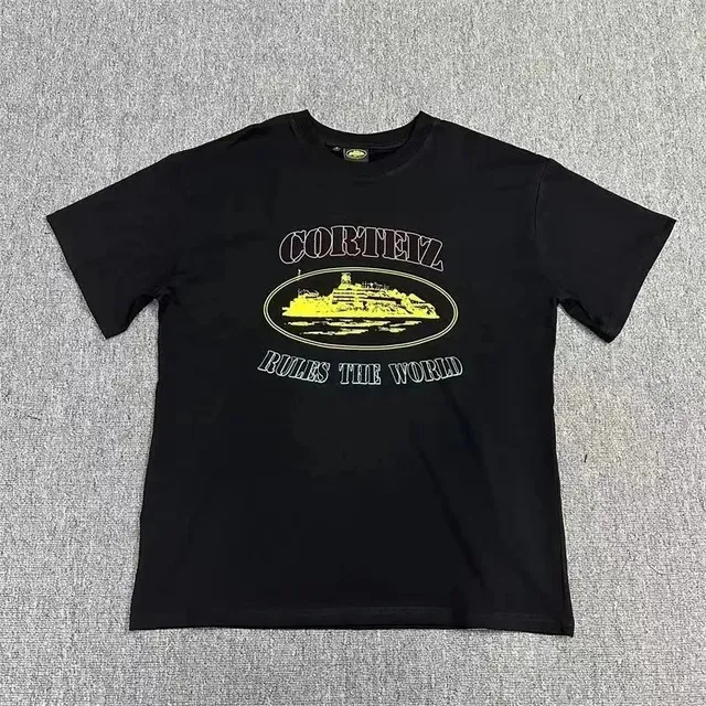 Graphic Tee Corteiz Rules The World